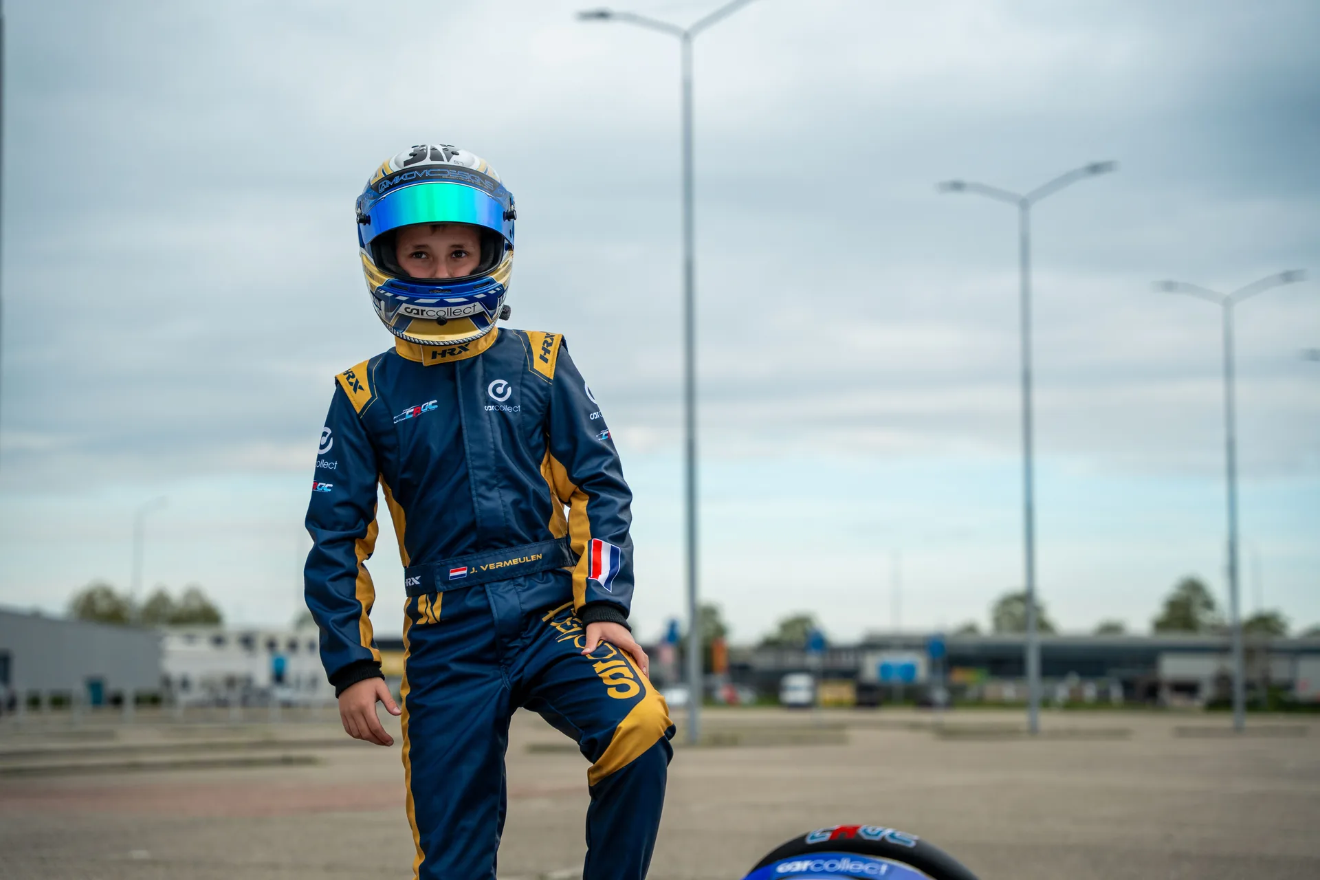 Jay Vermeulen in actie