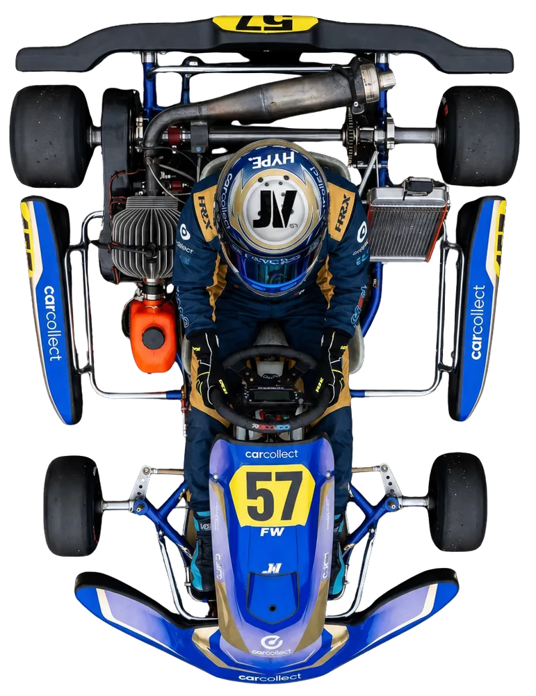 Jay's race kart top-down