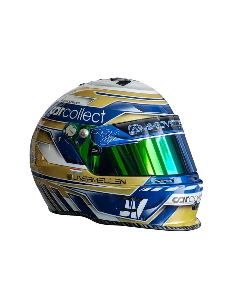 Jay Vermeulen 2026 race helmet, designed by MIKOVIC